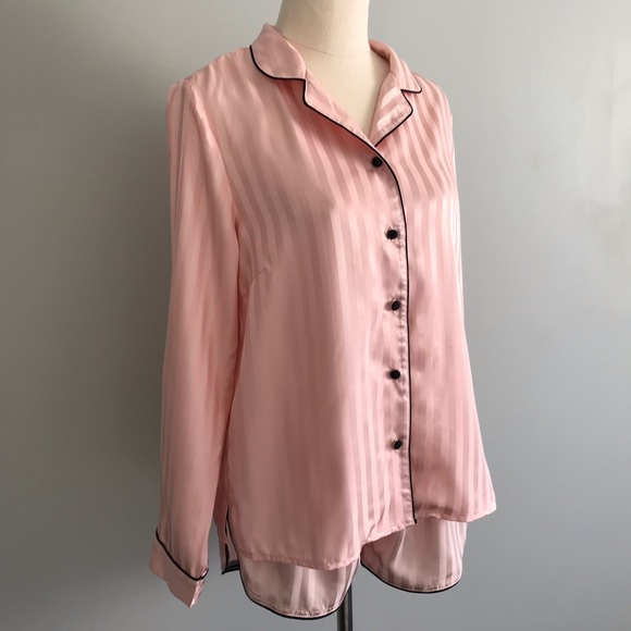 BRAS N THINGS Size 10 Pink Satin PJ Set - Picture 3 of 12